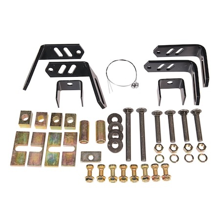 Husky Towing Husky Towing 31563; Fifth Wheel Bracket Kit; Universal Bolt-On; 4 & 10 Bolt 31563